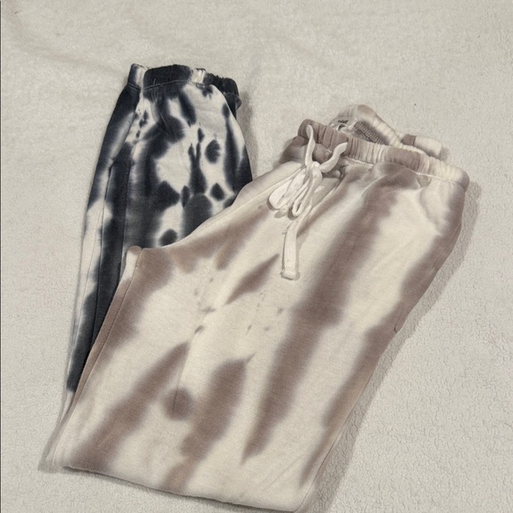 Garage Pants - Garage Black and Cream Tie-Dye Joggers